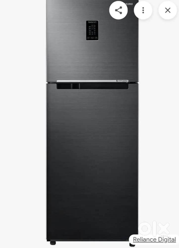 Fridge samsung black colour,with 230 litres capacity