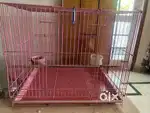 Bird cage with tray