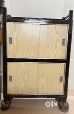 Teak Wood Kitchen Cabinet