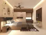 3 bhk 3 wash builder flat with parking and lift, near main gms road