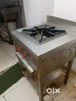 Single burner gas with stainless steel body