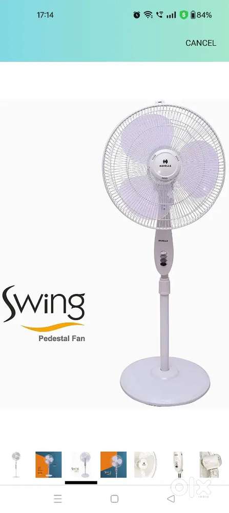 Havells 400mm Swing Pedestal Fan