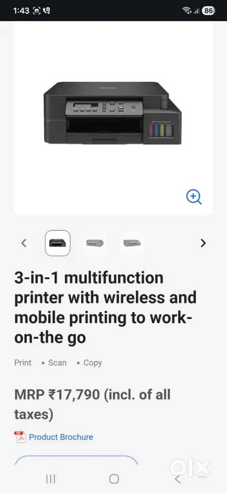 3 in 1 printer and scanner machine