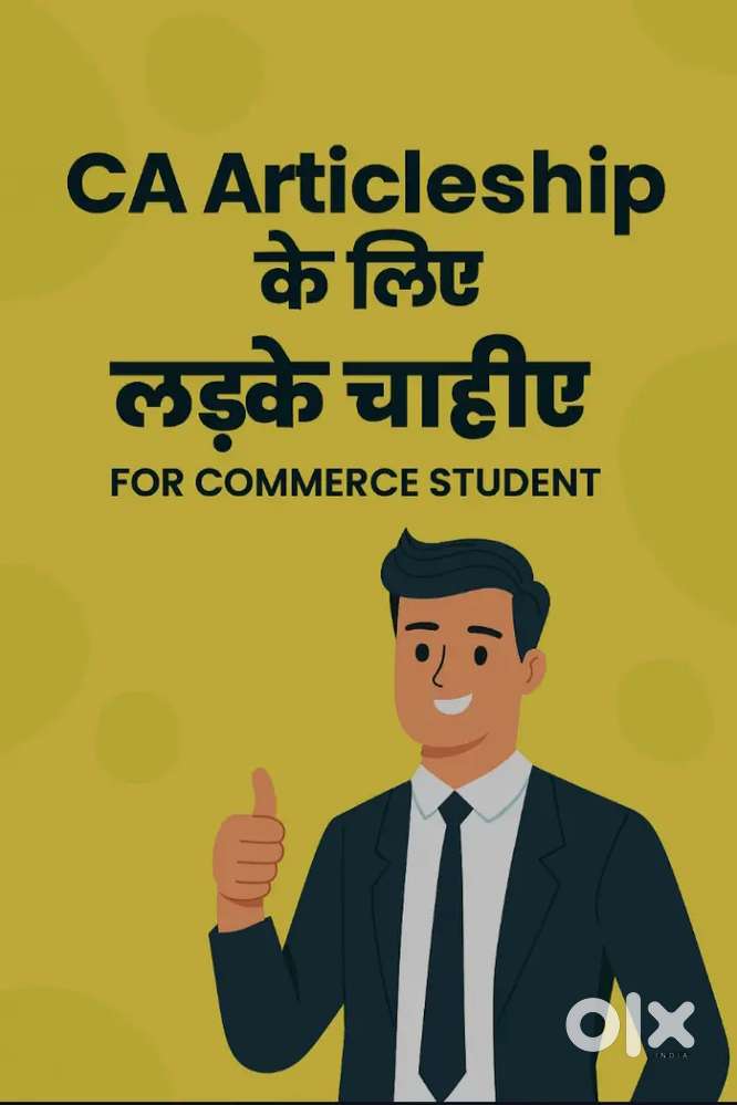 I need fresher for Articleship