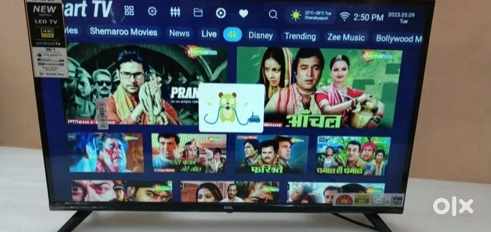 43 Inches Google tv urgent sell under warranty with Bill