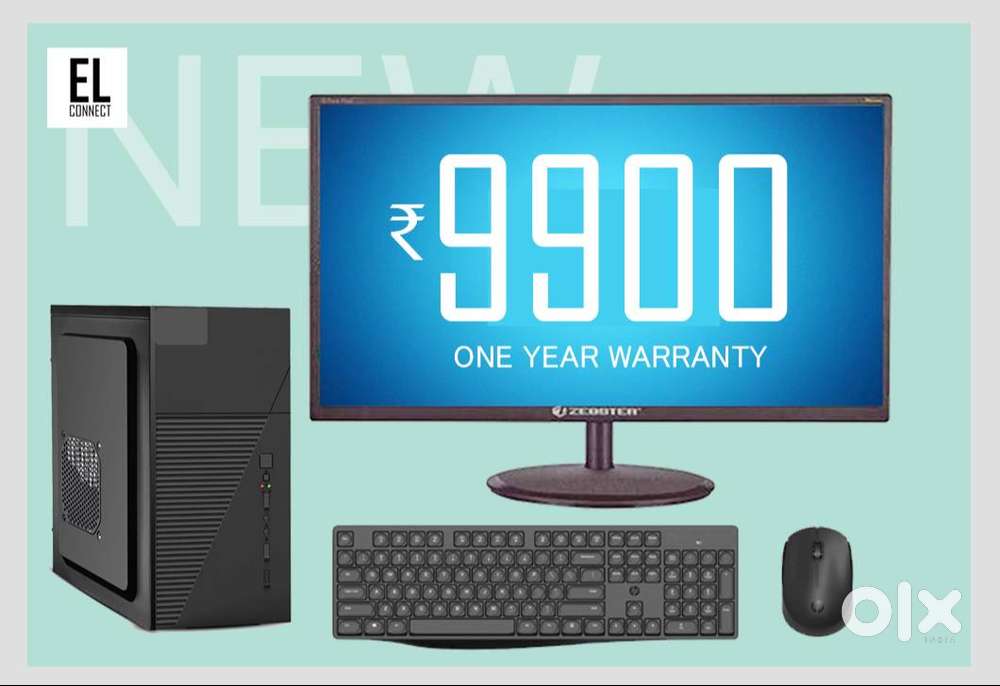 MONITOR  CPU  COMPUTER SET - NEW  RS.9900 DESKTOP