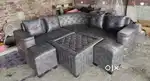 Gray colour me sofa set