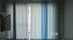 Curtains.. combination of hue of blue