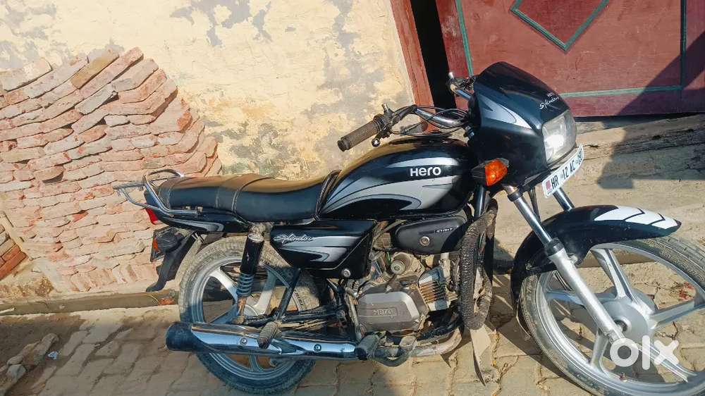 Hero seplander + one hand bike