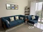 Sofa set and arm chairs