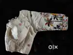 Stitch cotton blouse with work