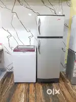 Godrej 220 ltrs double door door refrigerator and washing machine