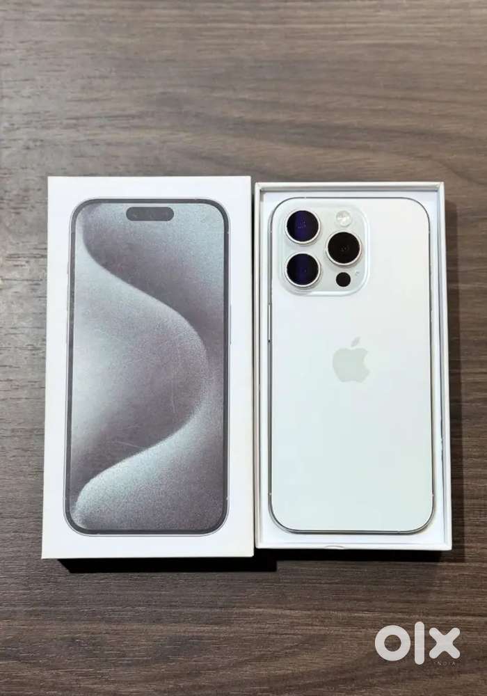 iPhone 15 Pro - 256GB - white colour(Mint Condition)