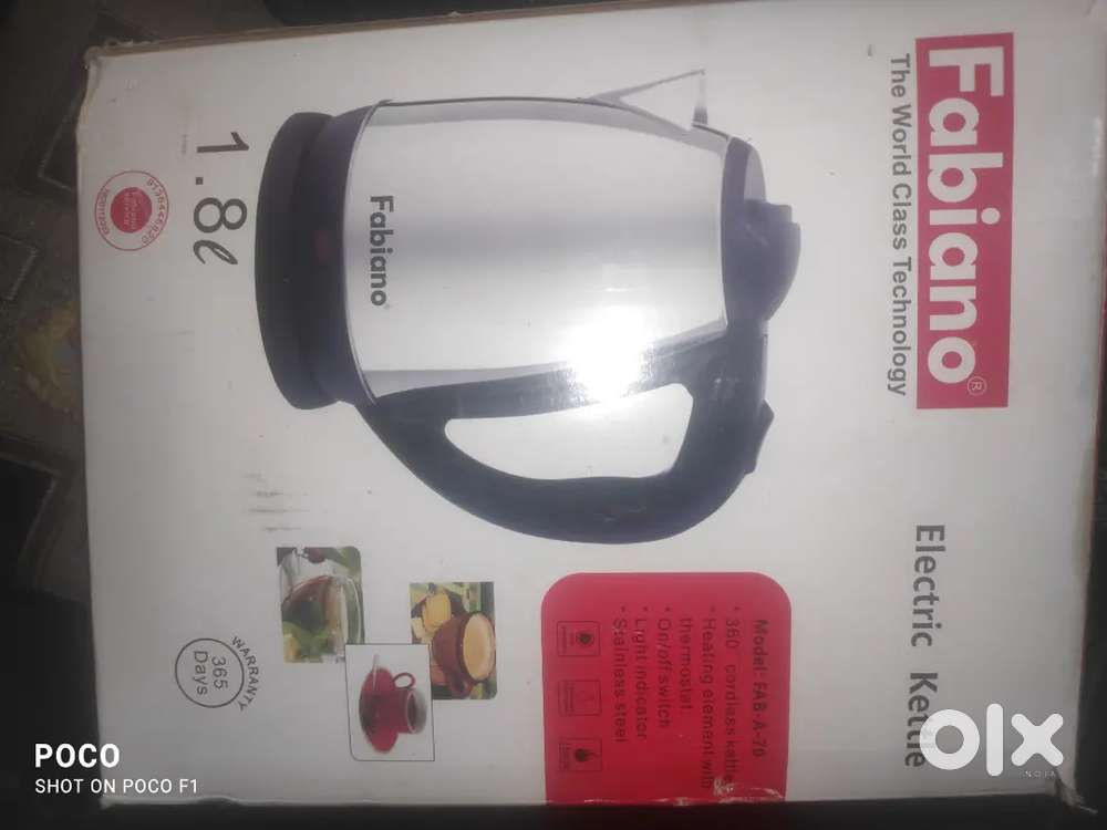 Fabiano Electric kettle. The world class technology