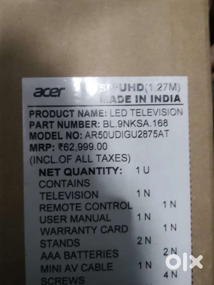 Acer Google TV I pro series