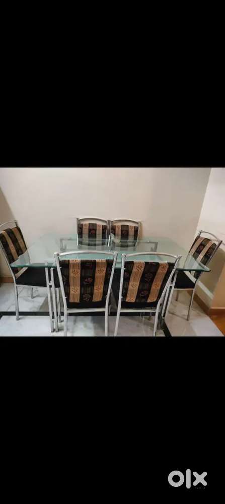 Set of 7 seater Sofa and 6 seater dining table