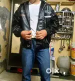 Premium oversized lather jacket size(2XL)