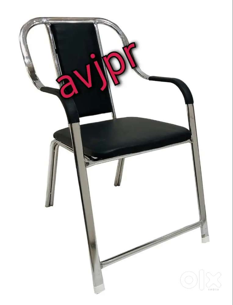 New ss frame visitors chair library chair office furniture