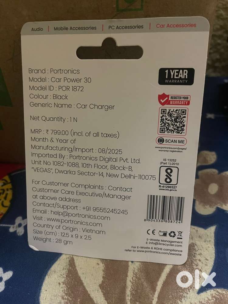 Car charger adopter 30w ka charger