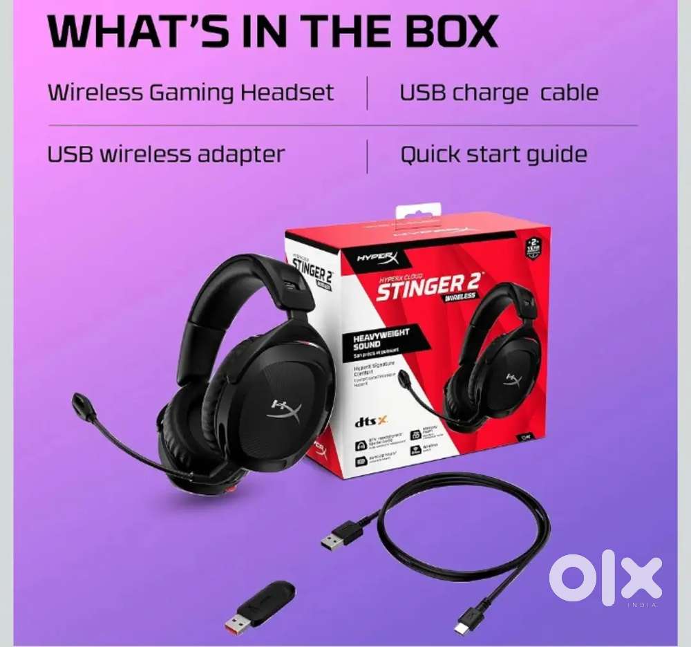 New- HyperX Cloud Stringer 2- wireless Gaming Headphone