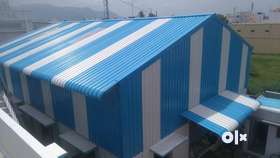 We are doing roofing sheet works.
