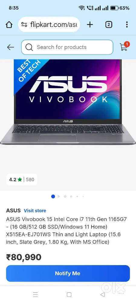 ASUS LAPTOP FOR SALE