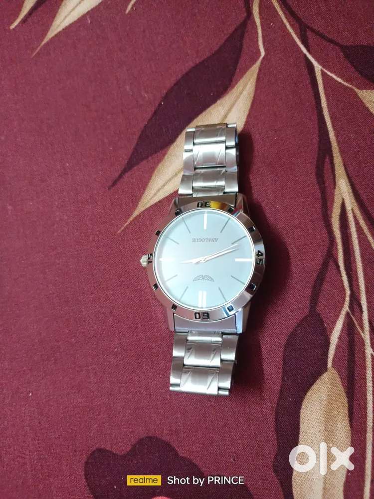 Analogue SILVER RETIVER WATCH
