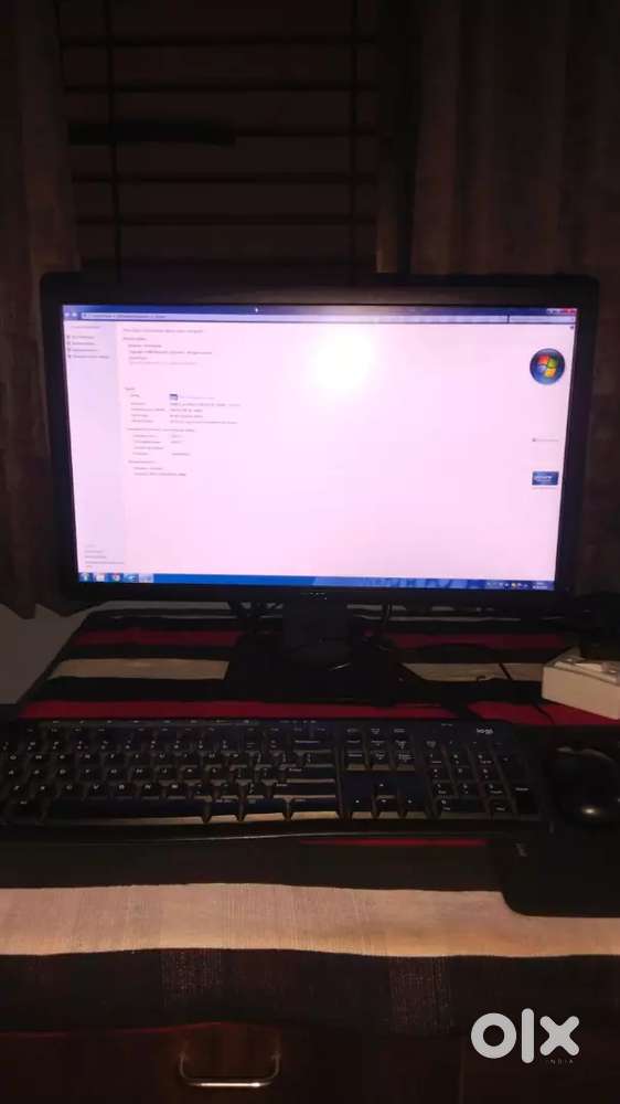 i5 gen Dell Monitor and HP CPU 4 GB RAM