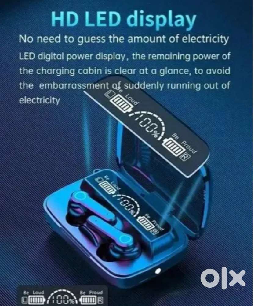 HD LED Display TWS Earbuds  Smart Power Indicator & Powerful Sound