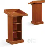 Podium in different design for conference
