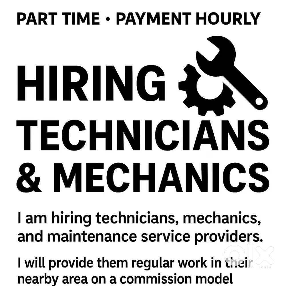 Hiring technician and mechanics