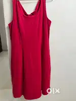 Pink colour midi dress