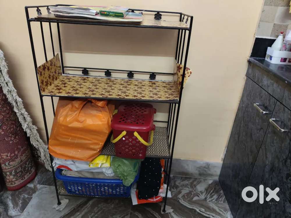 Iron Rack four shelves