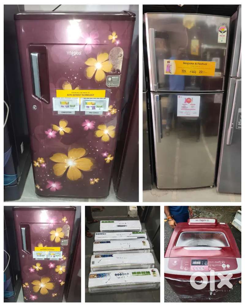 FREE DELIVERY [ 5 YEAR WARRANTY] FRIDGE, AC, WASHING MACHINE