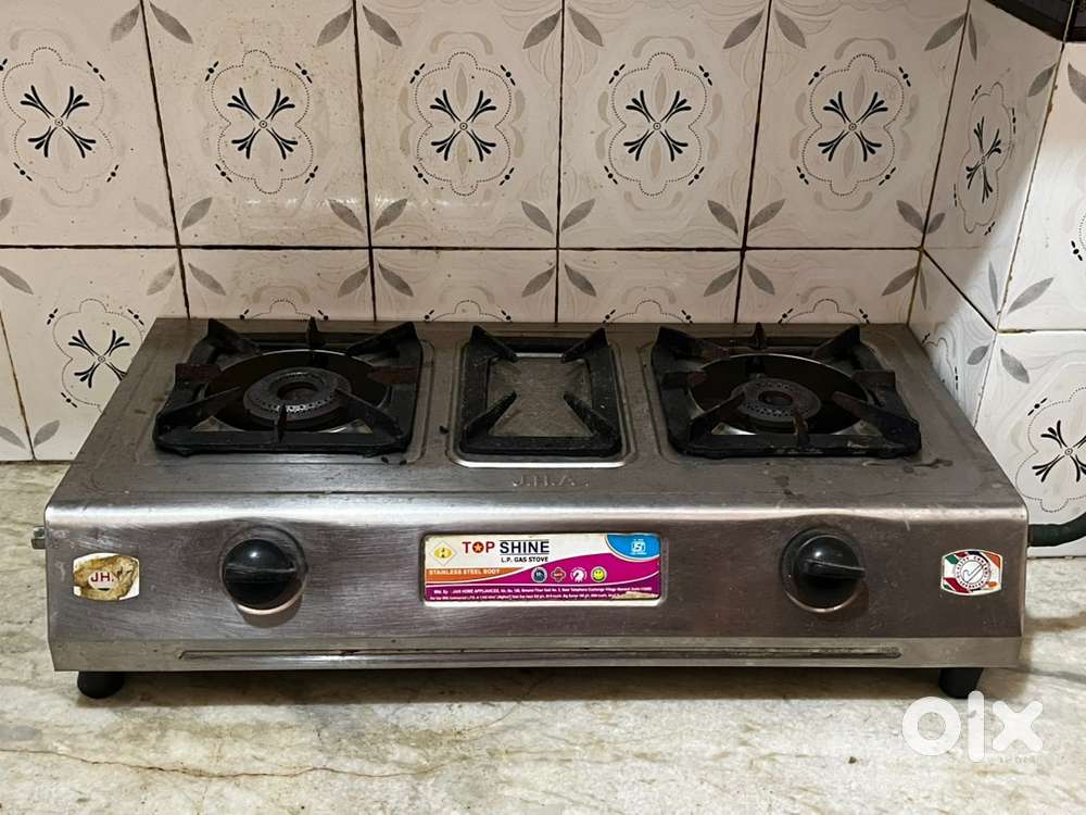 2 burner gas stove with Cylinder
