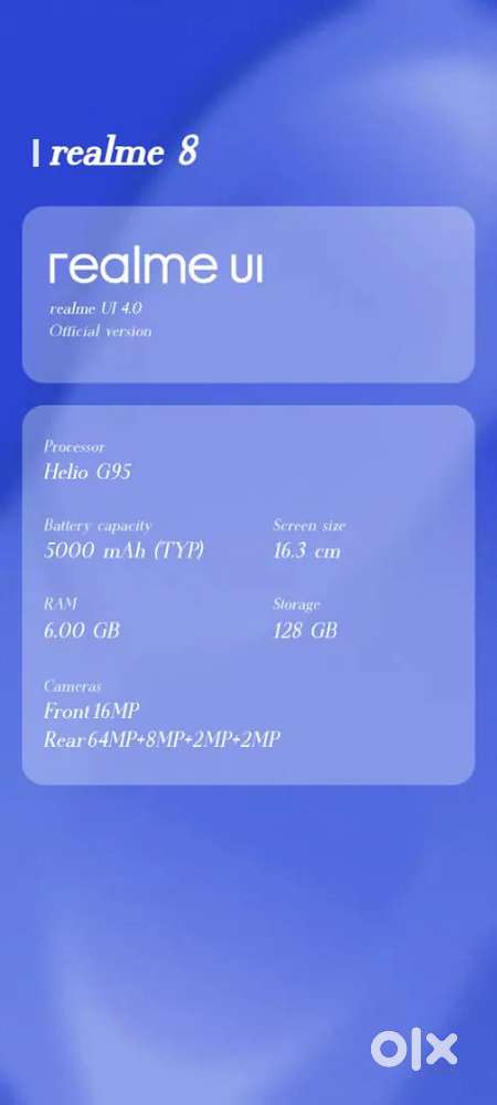 Relme8 4G 6 128