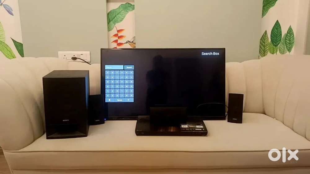40 LED TV with Sony Blue Ray 5.1 player set
