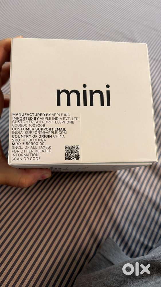 apple mac mini M4. 16gb  ram. 256gb. like new with box acc mrp 59900.