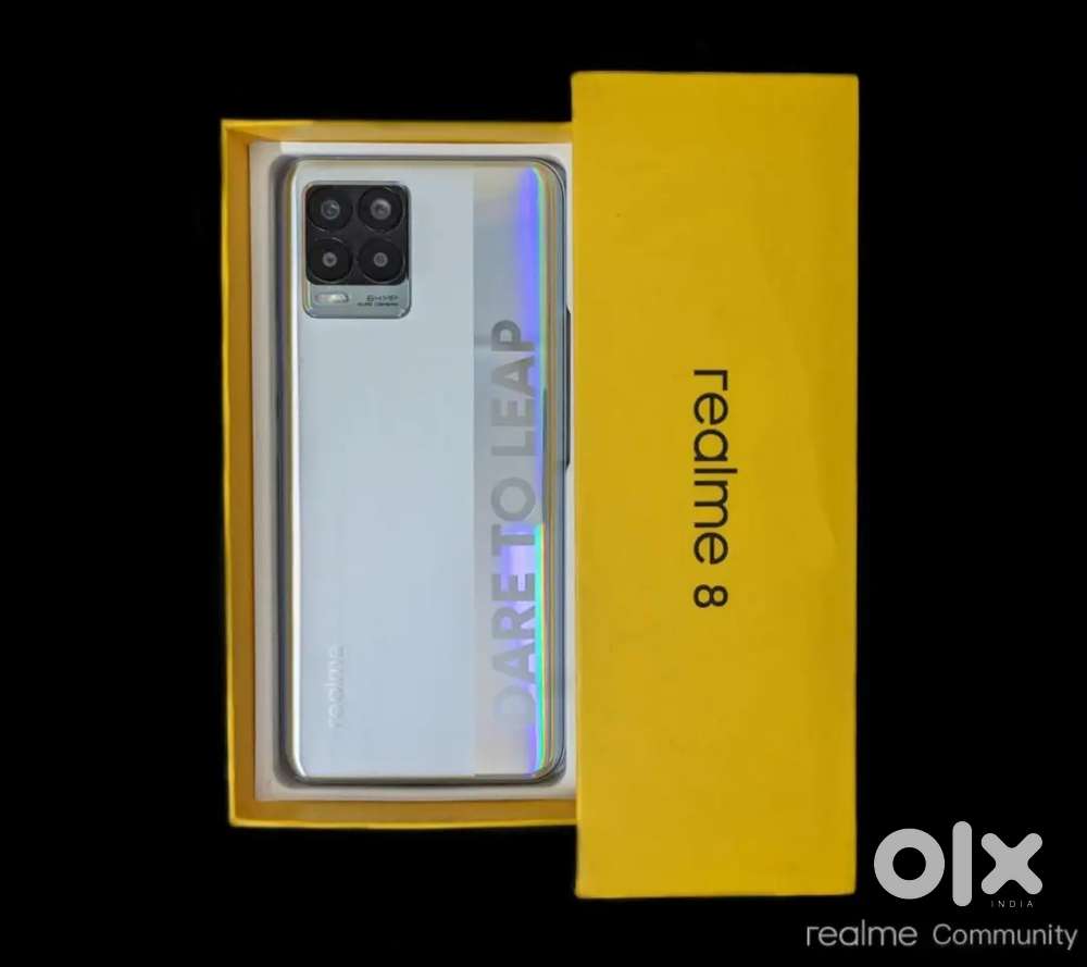 Realme 8 (4+4gb ram)128 memory 4g