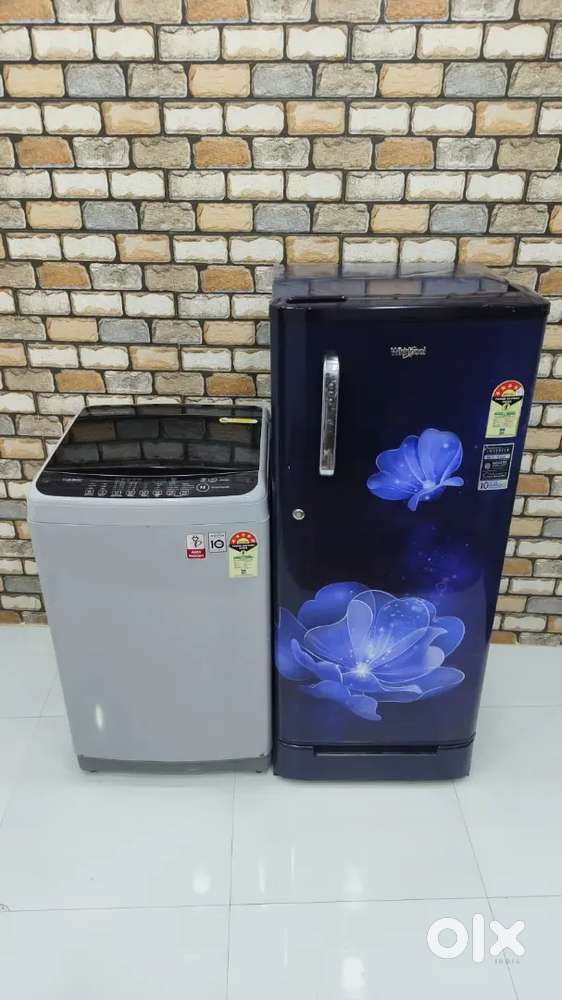 Lg inverter model washing machine 7kg and Whirlpool single door combor