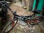 Shimano gear dual suspension stunt cycle
