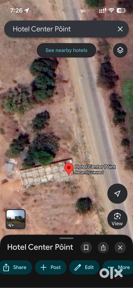 व्यावसायिक-निवासी प्लाट, नांदेड-किनवट रोड, कोठारी. Road touch plot