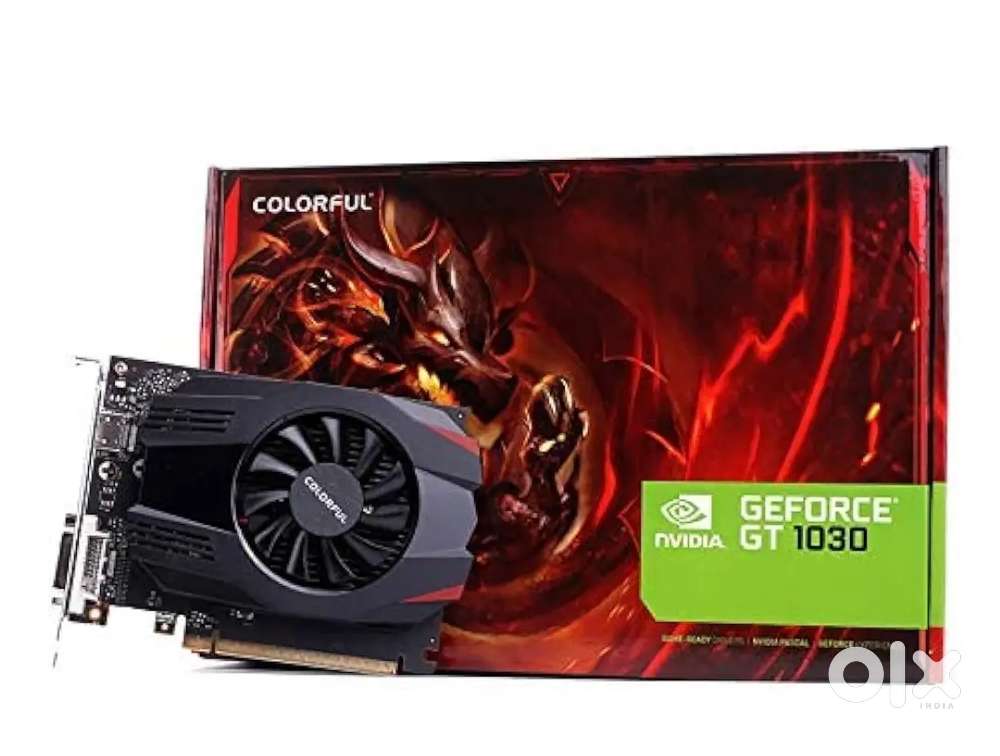 Getforce colour full graphic card 1030 4gb
