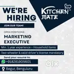 WE'RE HIRING MARKETING EXECUTIVE
