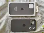 iPhone 15 Plus Grey Apple Silicone Original Case