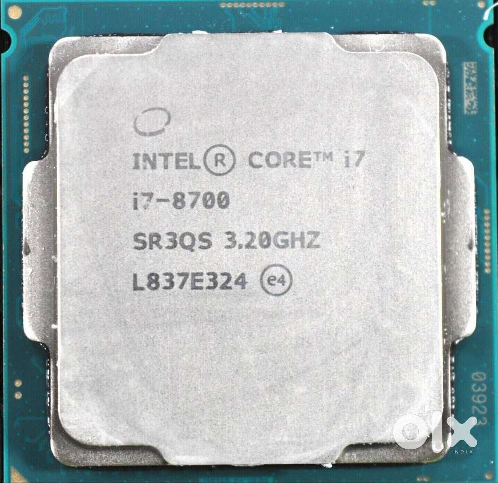 Intel i7 8700 8th gen CPU With igpu