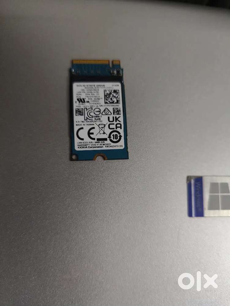 Toshiba NVME SSD 500 GB Warranty