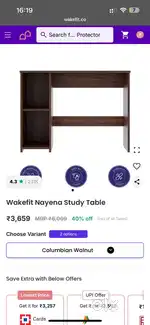 Wakefit Study Table