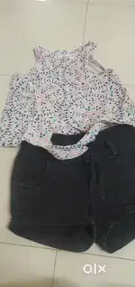 Rarely used 6 to 8 years girls fashionable cloths