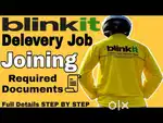 Blinkit delivery boy job for freshers